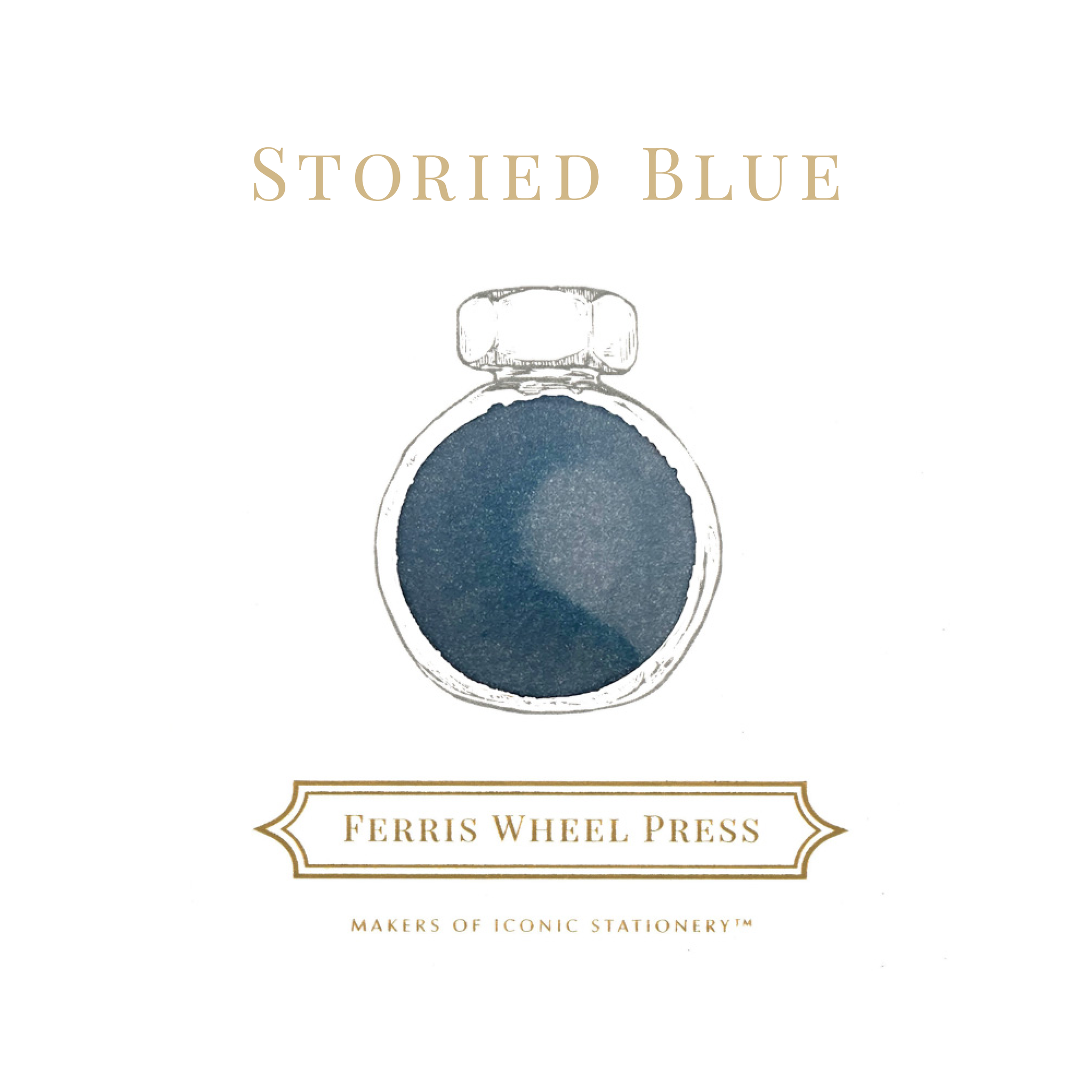 Storied Blue Ferris Wheel Press 38ml Ink