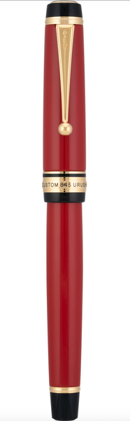 *Pilot Red (Vermillion) Custom 845 18kt gold 2-toned nib (special order)