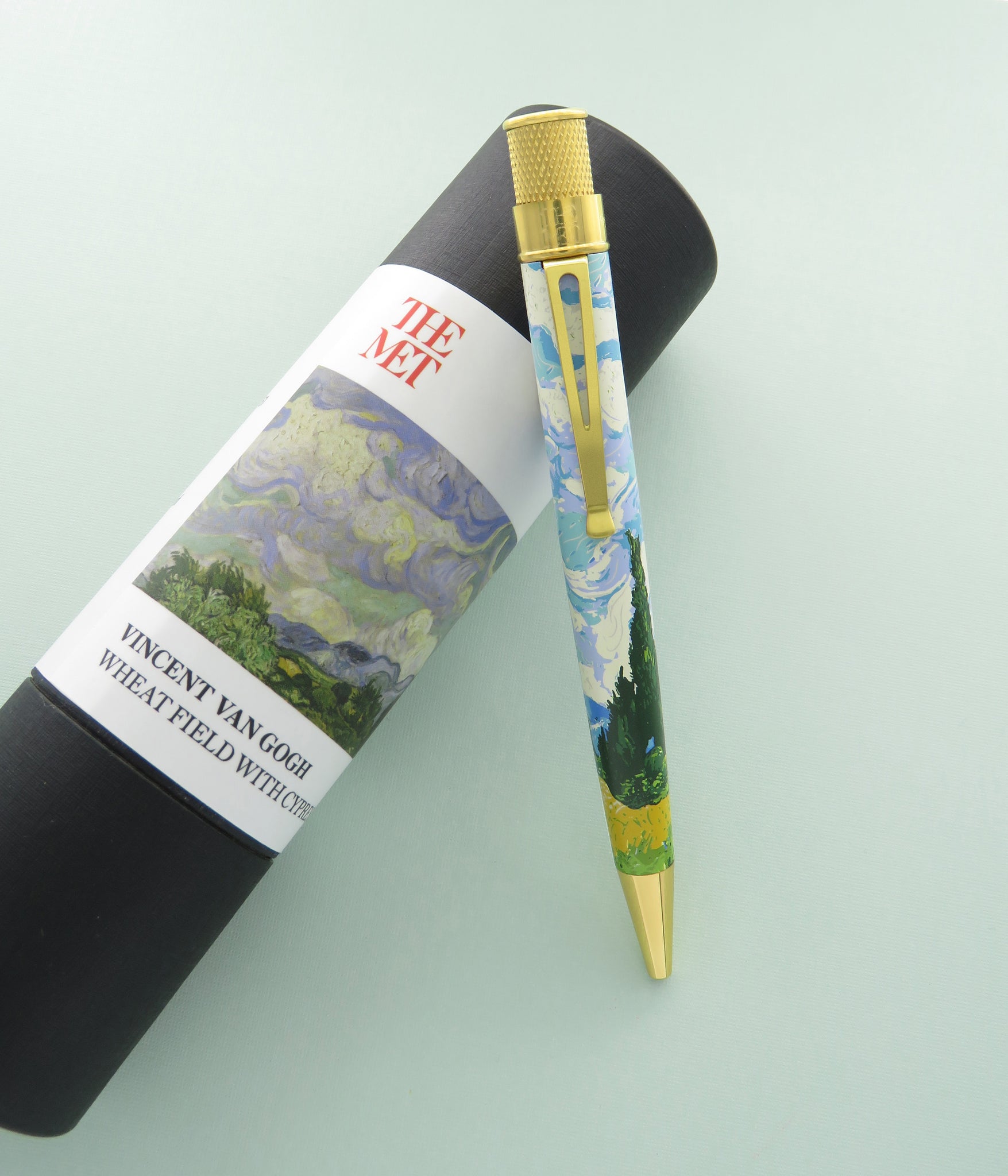 Van Gogh Wheat Fields & Cypresses Rollerball from Retro 51