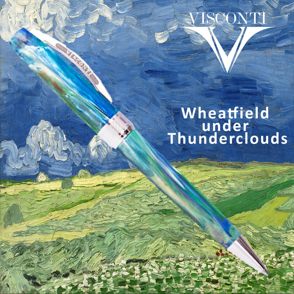 Van Gogh Wheat Fields under Thunderclouds
