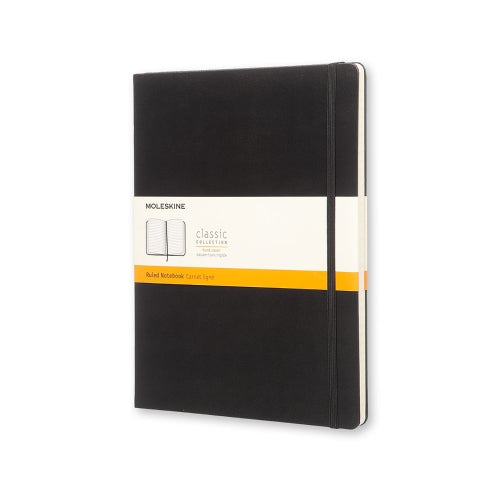 Moleskine Classic Notebook X-LARGE Size 7.5" x 9.75" RULED HARDcover
