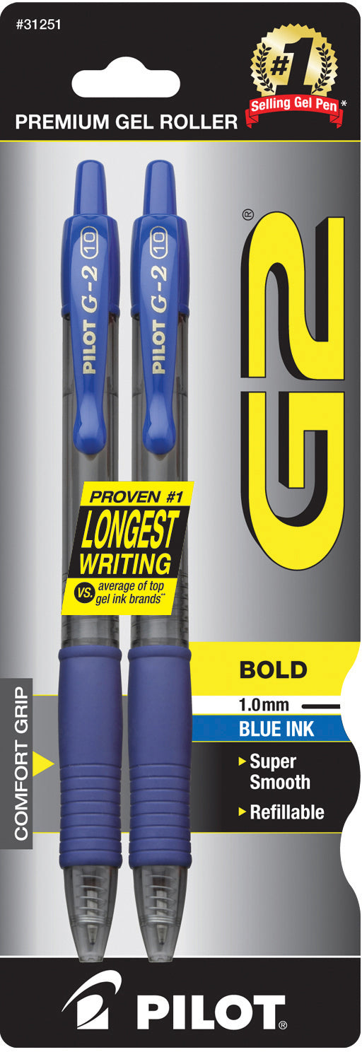 G2 Premium Gel Roller 2-pack Pens
