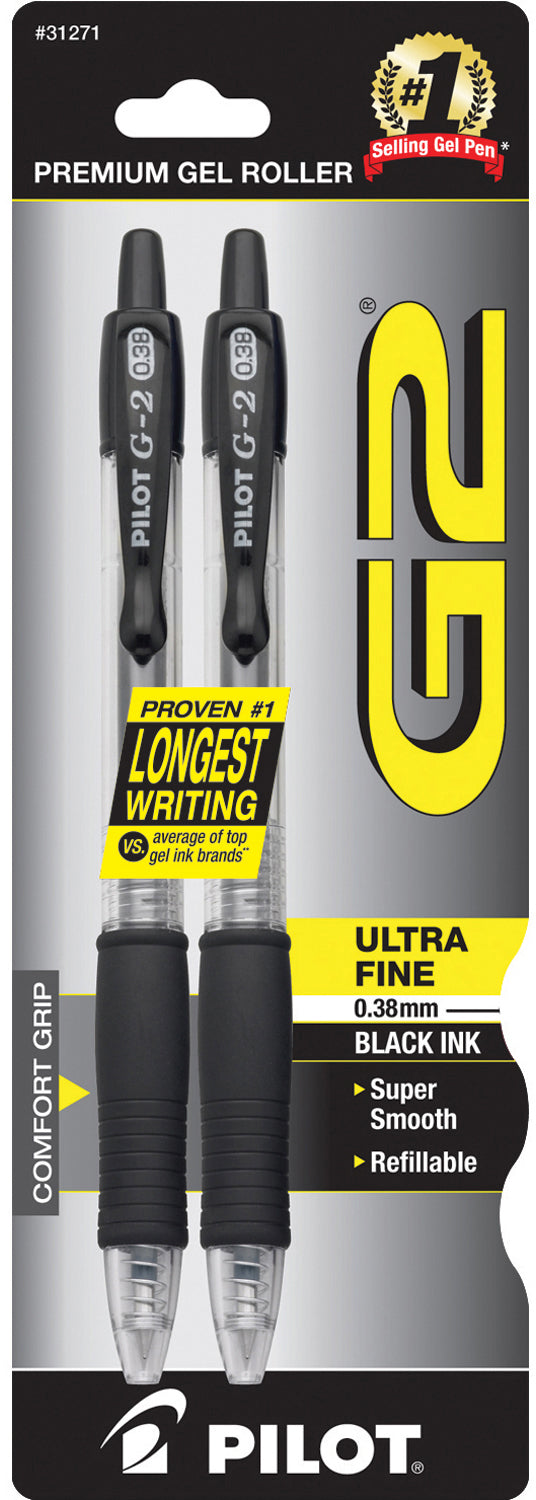 G2 Premium Gel Roller 2-pack Pens