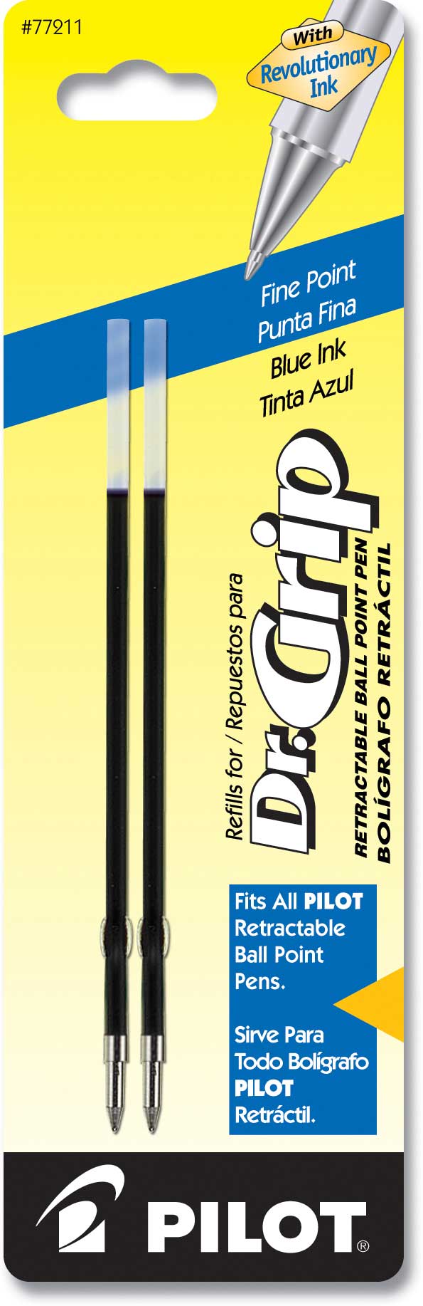 Dr. Grip Retractable Ballpoint refills Fine