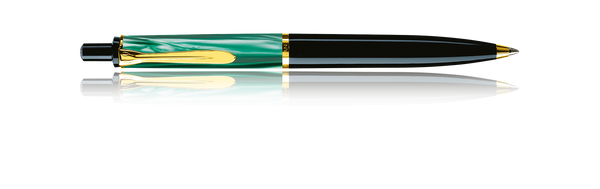 Classic 200 Green Marbled Ballpoint