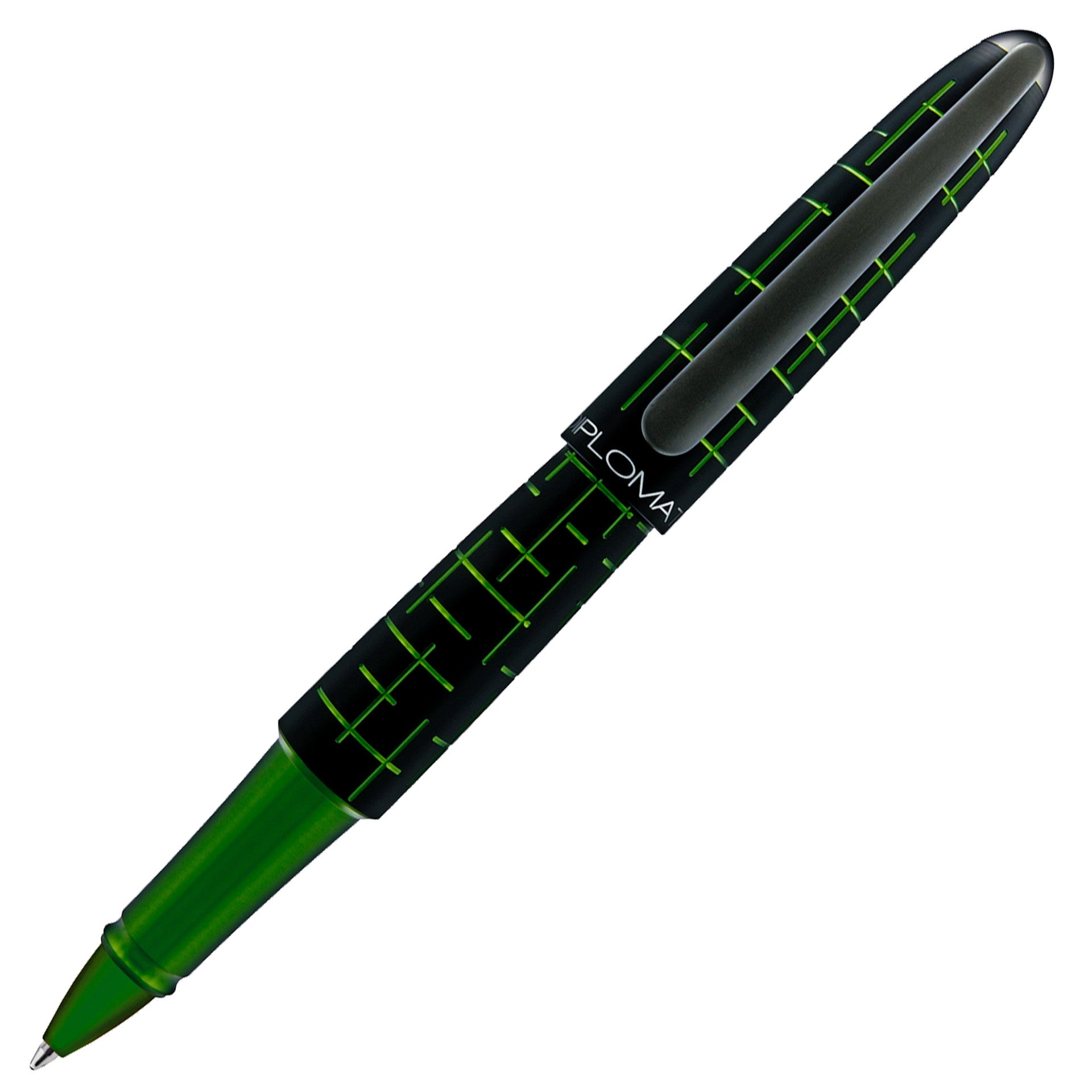 Diplomat Elox Matrix Black/Green Rollerball
