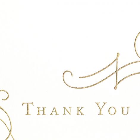 Downton Abbey Thank You Note  10 notes / 10 lined envelopes BY CRANE