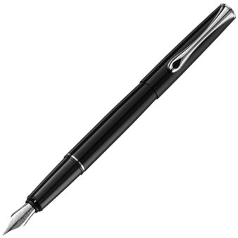 Diplomat Esteem Fountain Pen, Fine Nib Black Lacquer