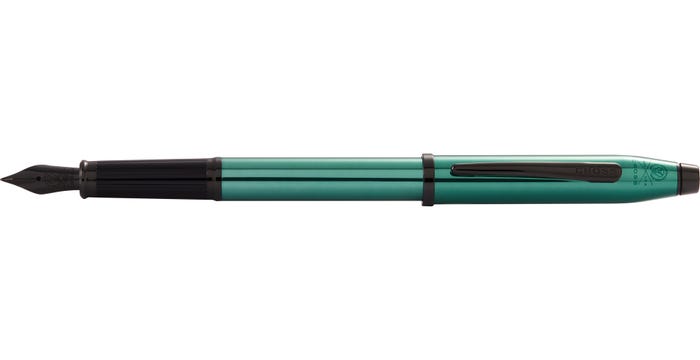Century II Translucent Green Lacquer Fountain Pen FINE NIB