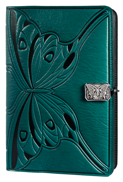 Oberon Design Leather Checkbook Cover, Celtic Oak, Made in the USA