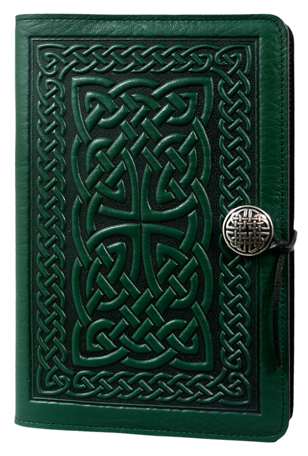 Oberon Original Journal CELTIC BRAID in Green or Wine(6x9inches)