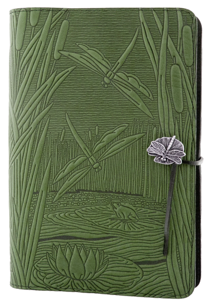 Oberon Original Journal Dragonfly Pond in Fern (6x9inches)