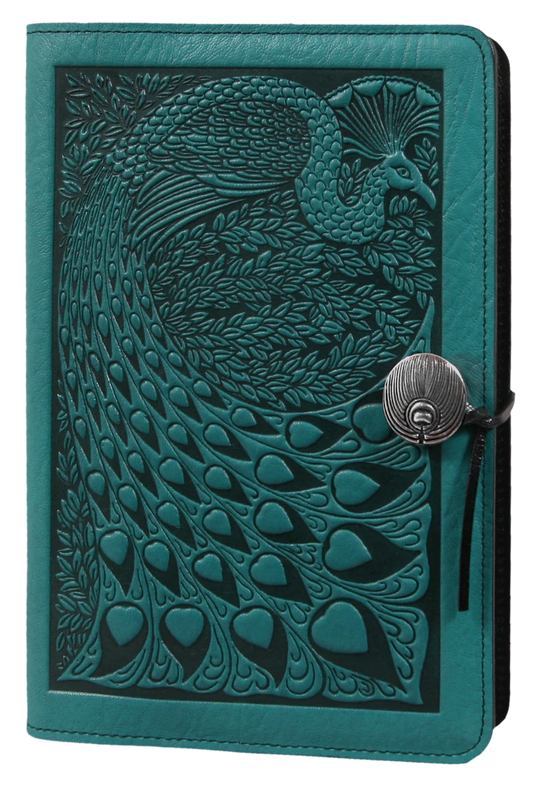 Oberon Original Journal Peacock in Teal (6x9inches)