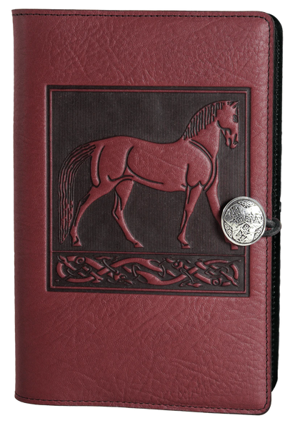 Oberon Original Journal Standing Horse in Wine (6x9inches)