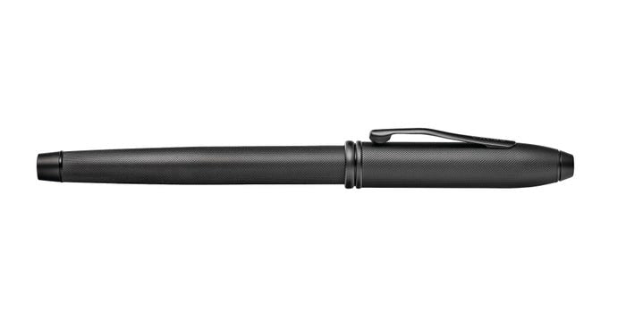 Townsend Black PVD Micro-knurl Rollerball Pen