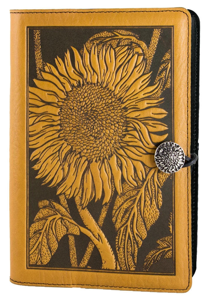 Oberon Original Journal Sunflowerin Marigold or Saddle (6x9inches)