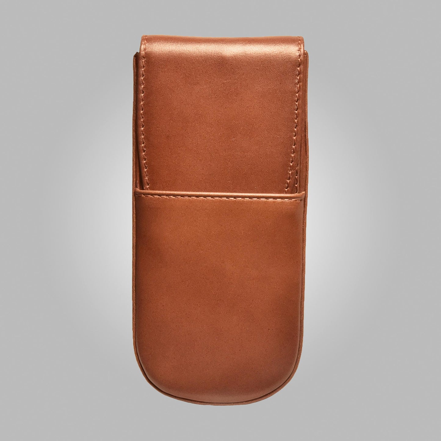 Aston Leather Triple OVAL Pen Case