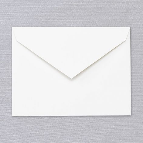 Pearl White Embassy Envelope  25 envelopes by Crane