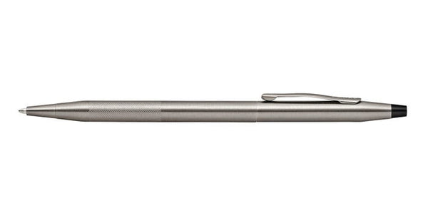 Cross Classic Century Titanium Gray PVD Ballpoint Pen with Micro-Knurl Detail