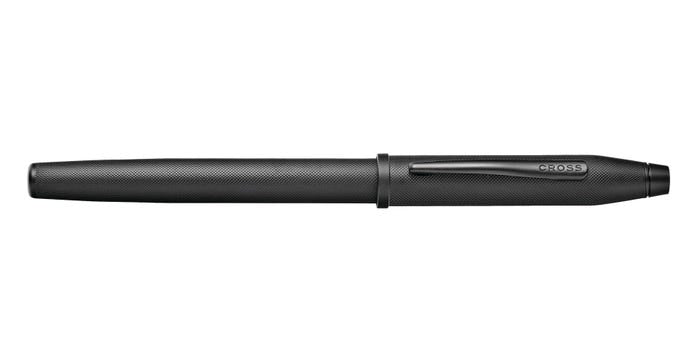 CROSS Century II Micro Knurled BLACK Fountain Pen Medium NIB
