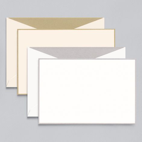Silver and Gold Card Assortment 8 cards / 8 lined envelopes BY CRANE