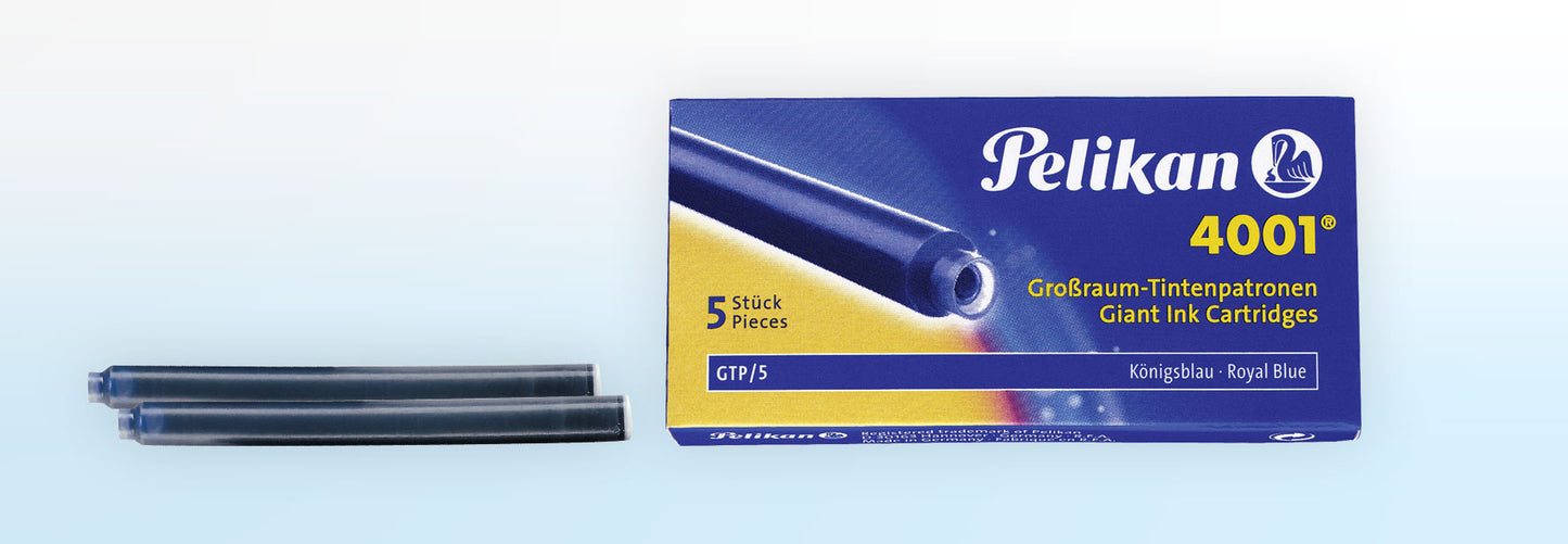 Pelikan  4001 Ink Cartridges (0.8ml 6pack)