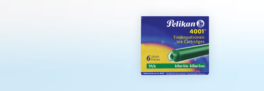 Pelikan  4001 Ink Cartridges (0.8ml 6pack)