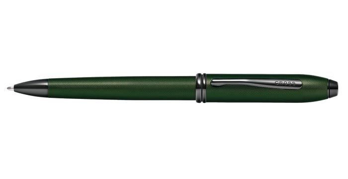 Townsend Matte Green PVD Micro-knurl Ballpoint Pen